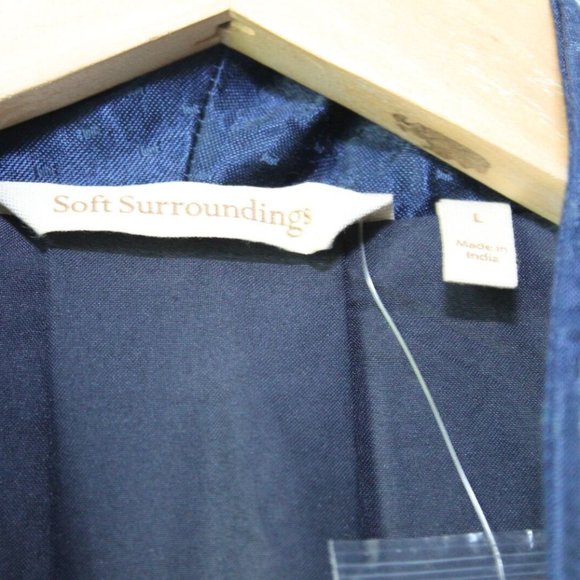 NWOT Soft Surroundings Montebleu Topper Mixed Print Kimono Cardi Large H13180 - Picture 6 of 11